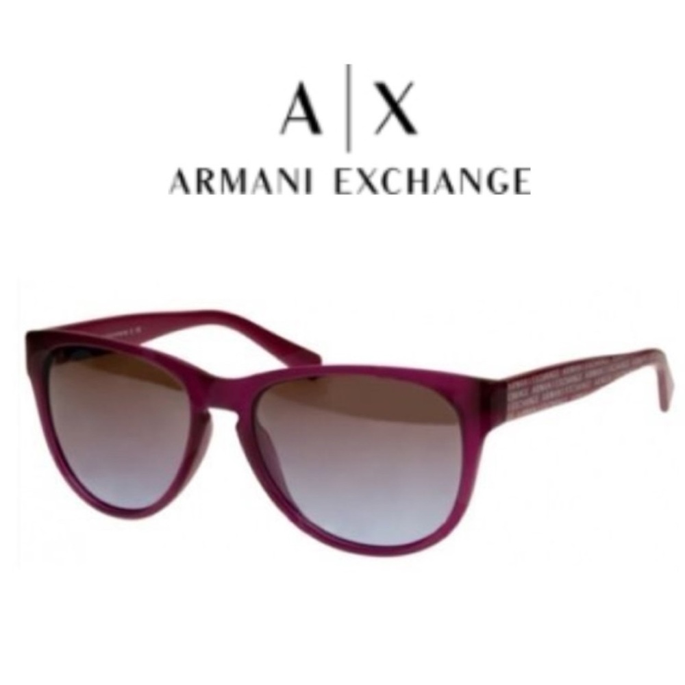 Armani Exchange AX4015 Matte Berry Jam non polarized Sunglasses w/case 56-17-135